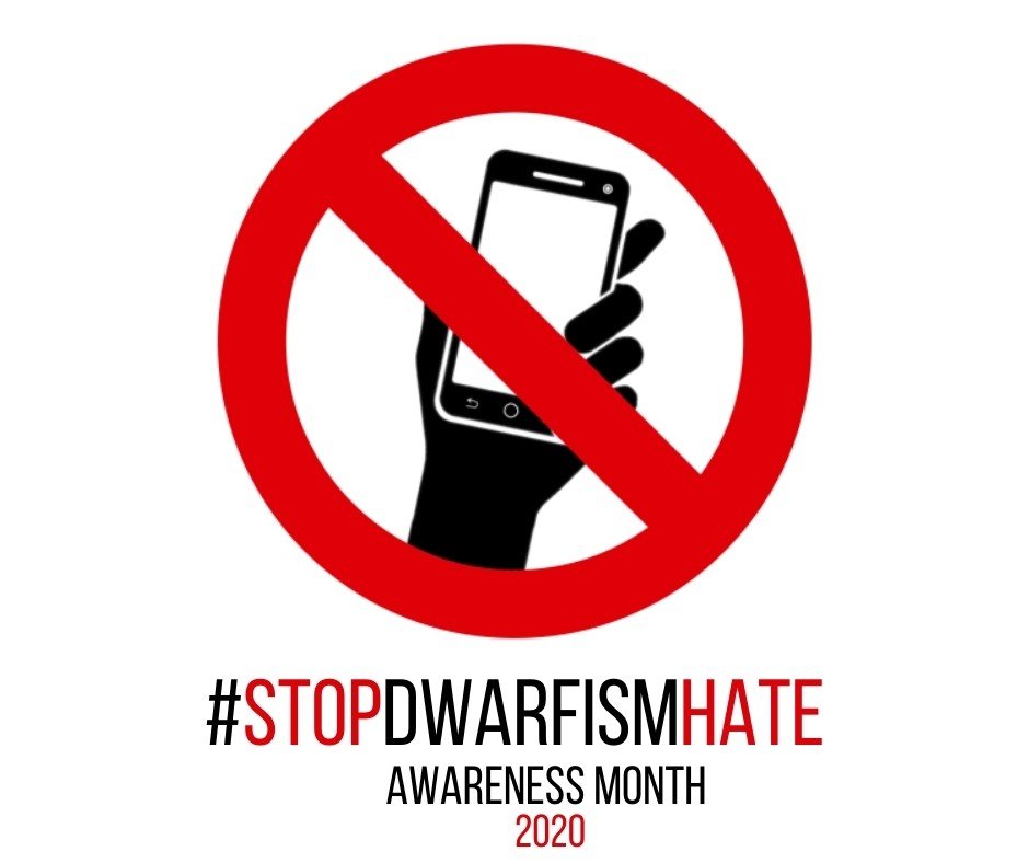 Stop Dwarfism Hate - Dwarfism Awareness Month 2020